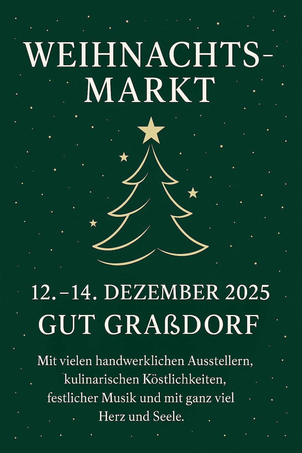 12. bis 14. Dezember – Graßdorfer Weihnachtsmarkt
