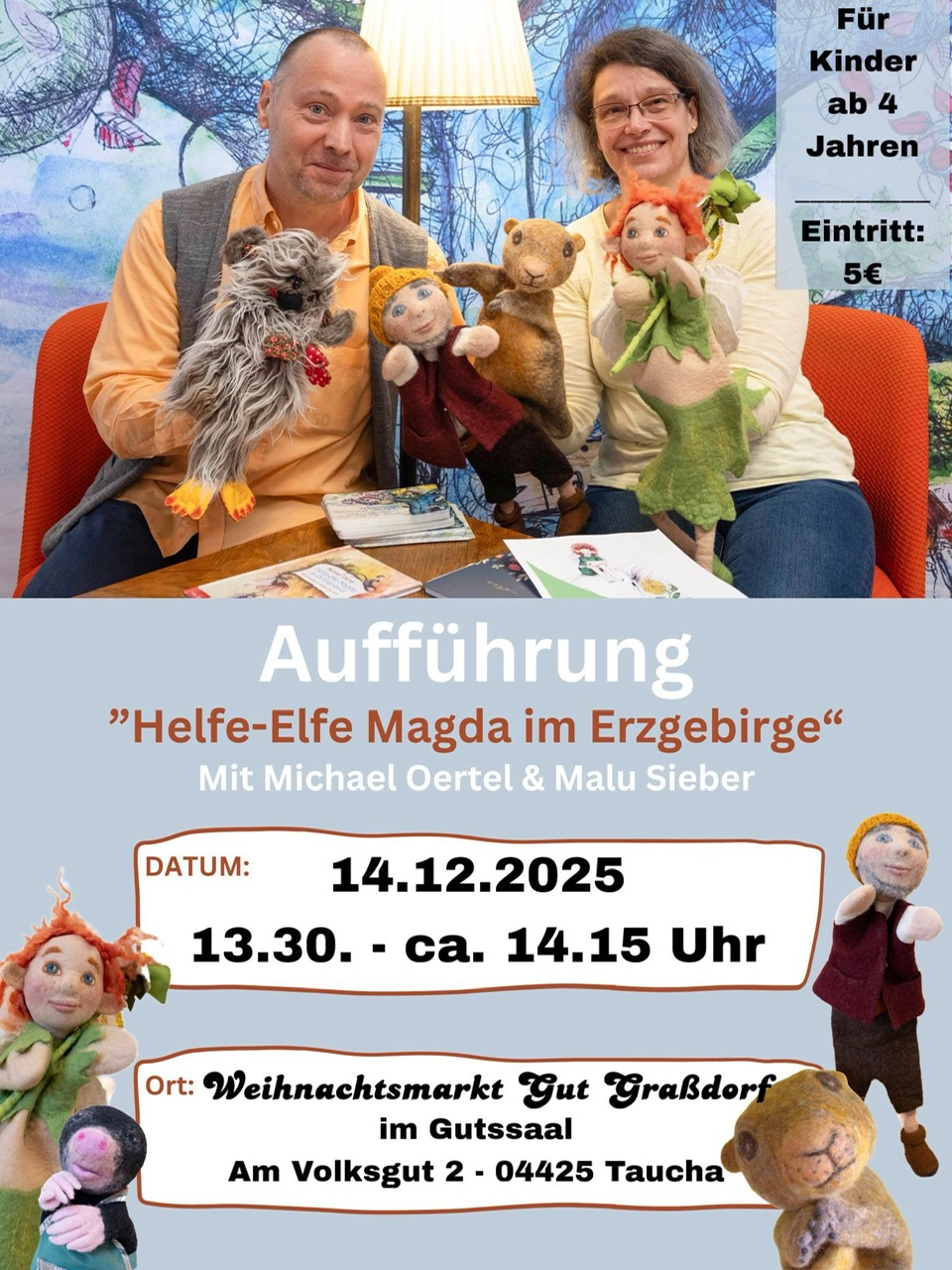 Puppentheater – Helfe Elfe Magda